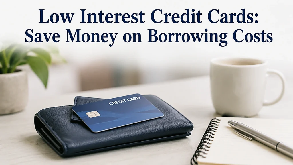 Low Interest Credit Cards: Save Money on Borrowing Costs