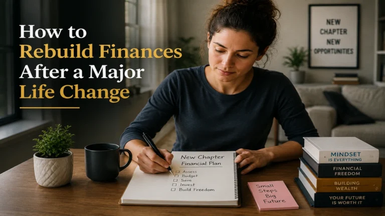 How to Rebuild Finances After a Major Life Change