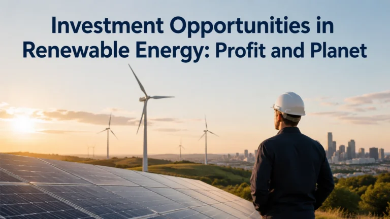 Investment Opportunities in Renewable Energy: Profit and Planet