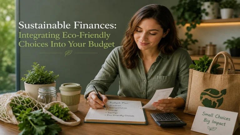 Sustainable Finances: Integrating Eco-Friendly Choices Into Your Budget