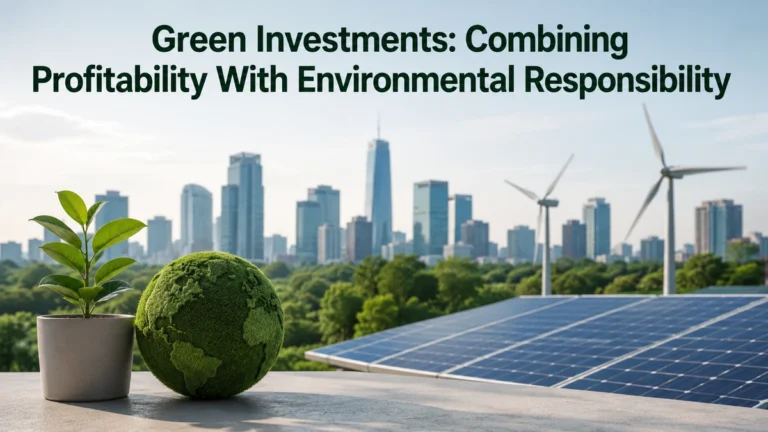 Green Investments: Combining Profitability With Environmental Responsibility