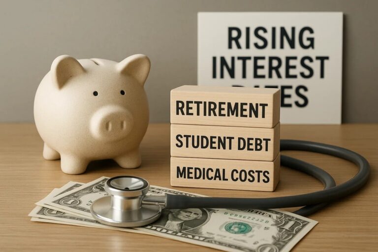 Strategies for Balancing Retirement, Student Debt, and Medical Costs Amid Rising Interest Rates in the U.S