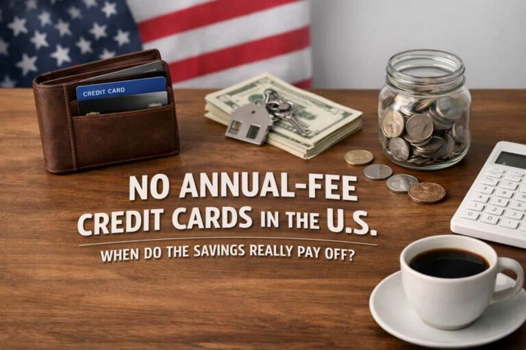 No-Annual-Fee Credit Cards in the U.S.: When Do the Savings Really Pay Off?